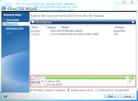 acronis clone disk usb boot